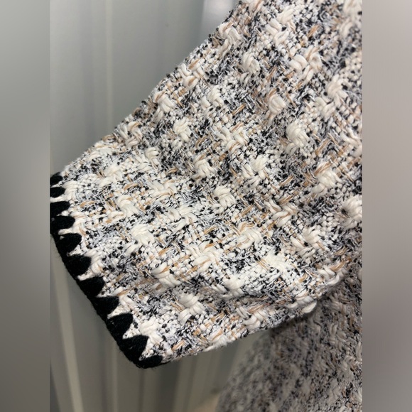 Wool plaid button up dress size medium (NWT) - Picture 5 of 7